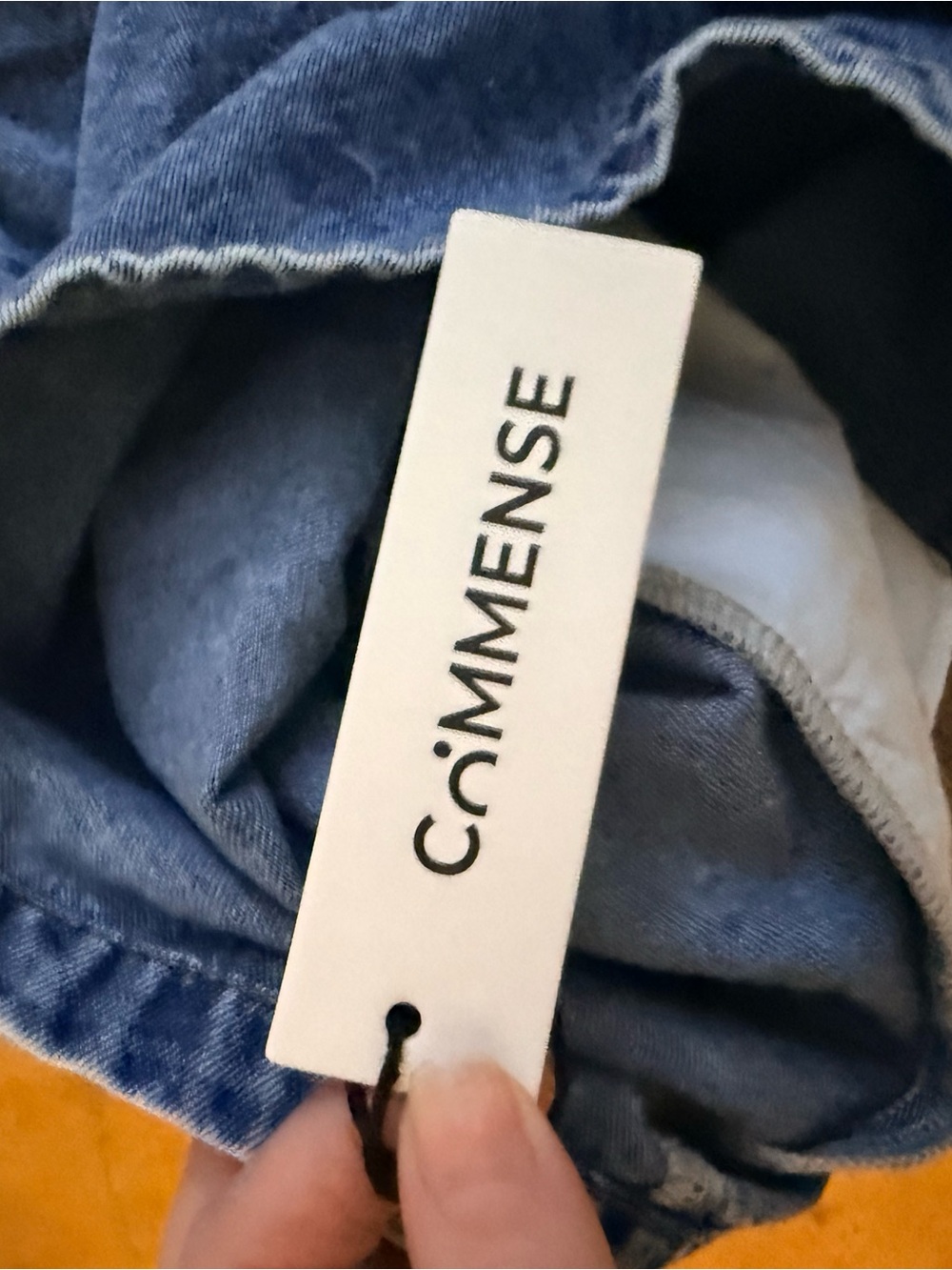 Commense NWT Side Slit Denim Vest & Drawstring Short - Picture 7 of 12